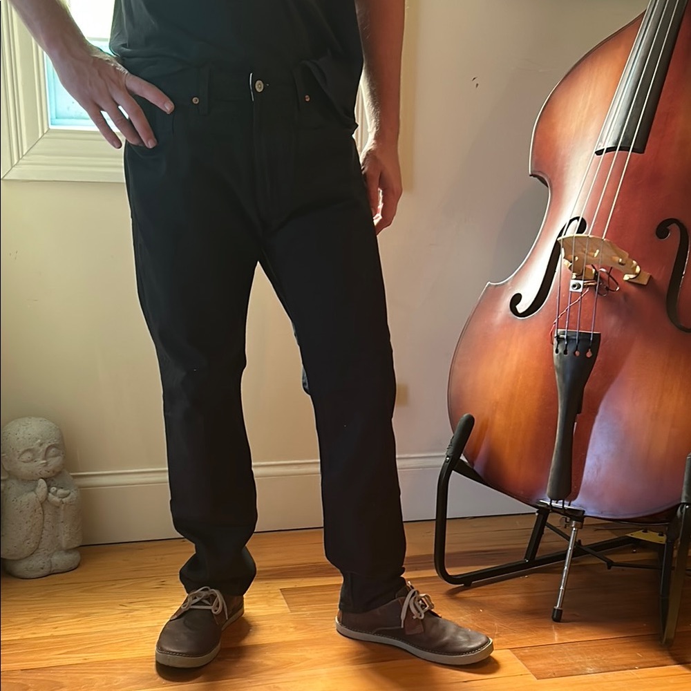 Men's Civilianaire Black Jeans size 33x34